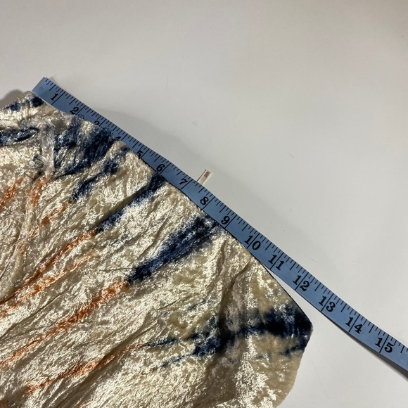 Free People Serious Swagger Velvet Tie Dye Midi Skirt Boho Women's XS - Picture 5 of 7